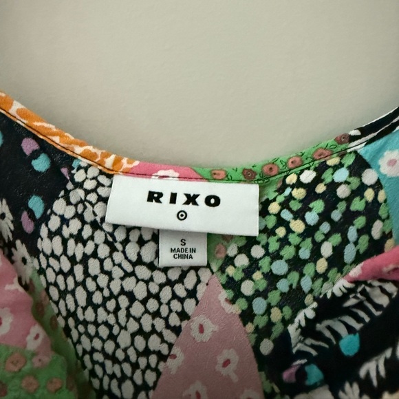 RIXO PATCHWORK DRESS - Picture 5 of 5